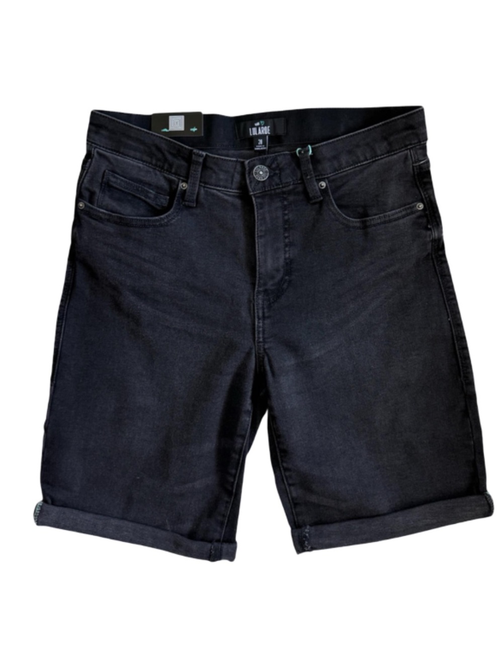 LuLaRoe Black Denim Bermuda Shorts